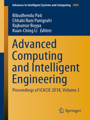 cover image of Advanced Computing and Intelligent Engineering